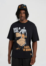 T-shirt Trash Talk pour homme « Le cours est en session » - Noir