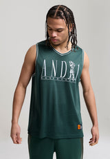 Maillot de basket-ball de joueur pour hommes - Vert forêt