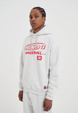 Mens Core Graffiti Logo Hoodie - Grey