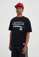 T-shirt à logo Core Graffiti pour homme - Noir