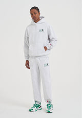 Pantalon de jogging à revers avec logo rétro Core pour homme - Frost Marl