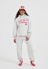Pantalon de jogging à revers avec logo graffiti Core pour femme - Frost Marl