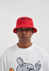 Bob unisexe avec logo And1 - Rouge