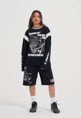 Womens Jersey off the Rim Shorts - Black