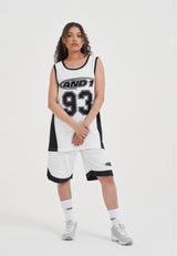 Womens Logo Airtex Basketball Shorts - White