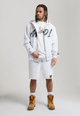 Mens Logo Jersey Regular Jorts - Grey Marl