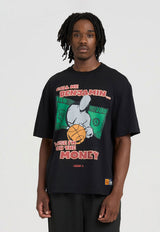 Mens On The Money Trash Talk T-Shirt - Black
