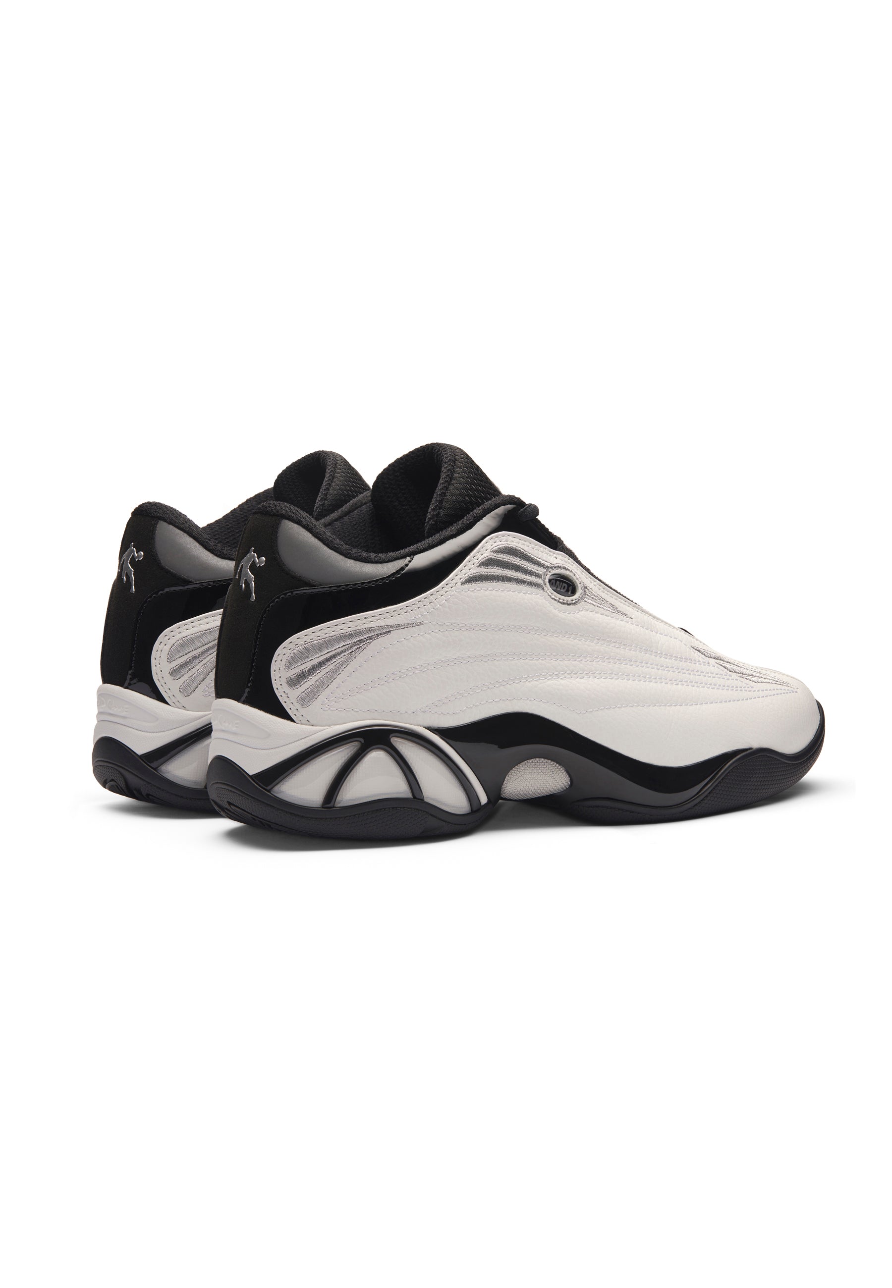 Mens Mad Game Pro Sneaker - White/Black – And1