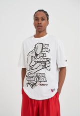 Mens Core Comedian Graphic T-Shirt - White