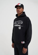 Herren Core Graffiti Logo Hoodie - Schwarz