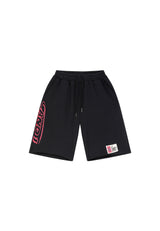 Mens Core Graffiti Logo Shorts - Black/Red