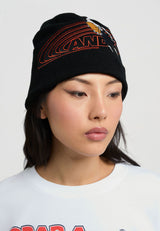 Unisex Player Logo Beanie Hat - Black