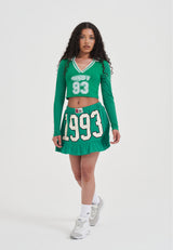 Womens 1993 Airtex Mini Skirt - Green