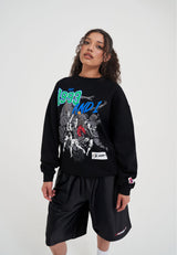 Damen-Sweatshirt „1993 Dunk“ mit Grafik – Schwarz