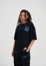 Womens Core 93 Logo T-Shirt - Black