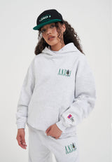 Sweat à capuche graphique Core Retro pour femme - Frost Marl