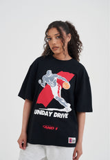 Womens Core Sunday Drive T-Shirt - Black