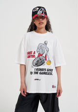 Gameless Trash Talk T-Shirt für Damen – Weiß